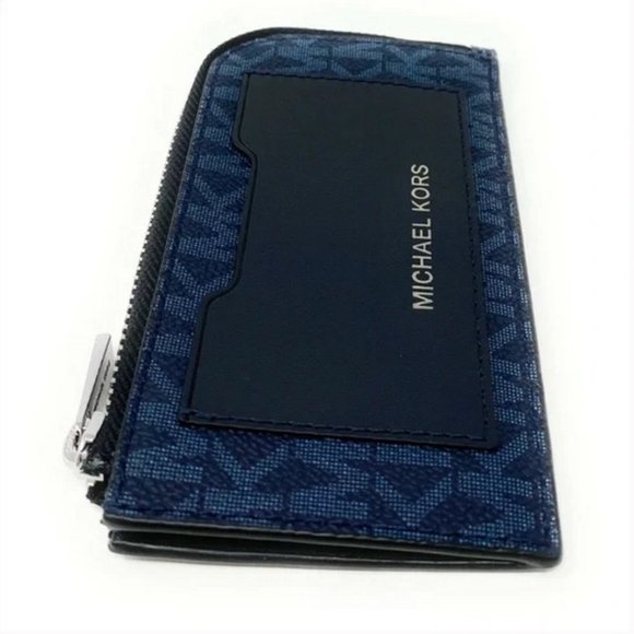 Michael Kors L Zip Mini Wallet Admiral NWT - Picture 8 of 16